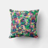 カラフル モダン クッション (裏面)