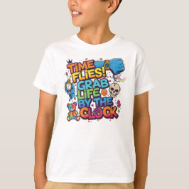 カラフル モチベーション スウェットシャツ - タイム