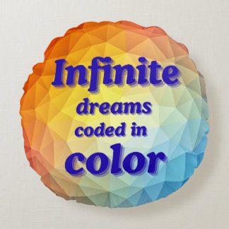カラフル モチベーション 名言 ラウンド クッション