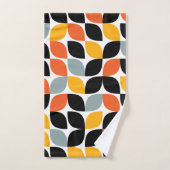 カラフル、ユニークで、粋な、都市葉の概念 ハンドタオル (ハンドタオル)