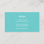 カラフル、ユニーク金ゴールド及びフェスティバルモノグラムグリッター 名刺 (裏面)