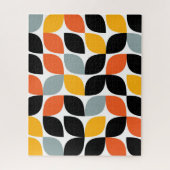 カラフル,ユニーク,トレンディー,都市葉の概念 ジグソーパズル (縦)