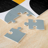 カラフル,ユニーク,トレンディー,都市葉の概念 ジグソーパズル (側面)