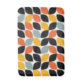 カラフル,ユニーク,トレンディー，都市葉の概念 バスマット (正面縦)