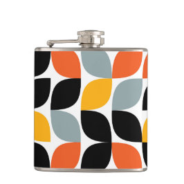 カラフル,ユニーク,トレンディー，都市葉の概念 フラスク