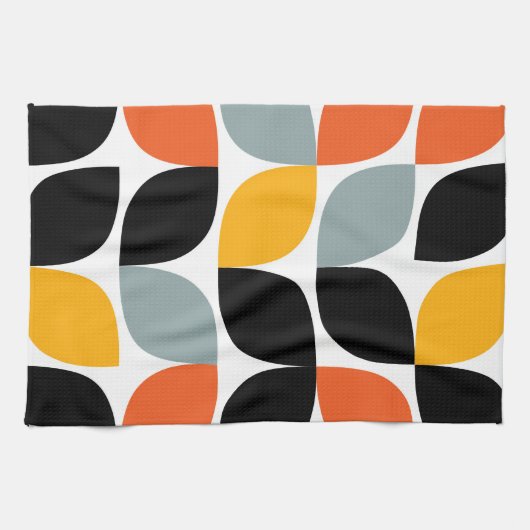 カラフル,ユニーク,トレンディー,都市葉コンセプトキッチ キッチンタオル (横)