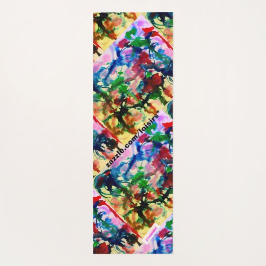 カラフル ヨガマット (裏面)