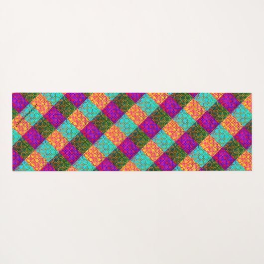 カラフル ヨガマット (裏面(横))