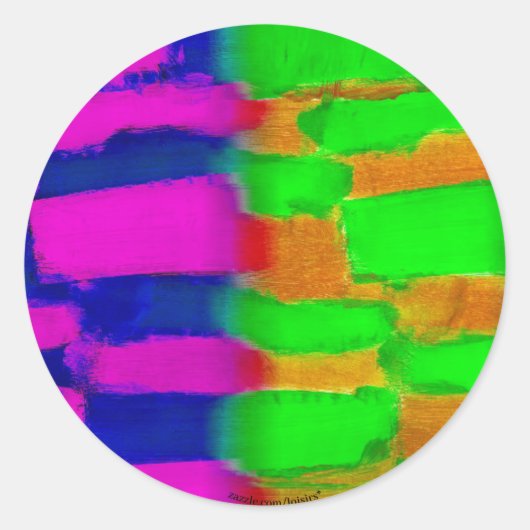 カラフル ラウンドシール (正面)