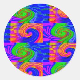 カラフル ラウンドシール