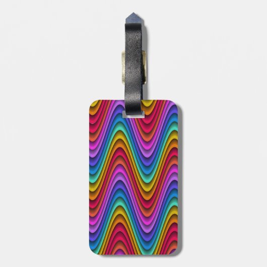 カラフル ラゲッジタグ (裏面縦)