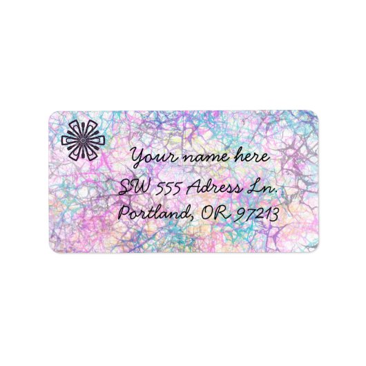 カラフル ラベル (正面)