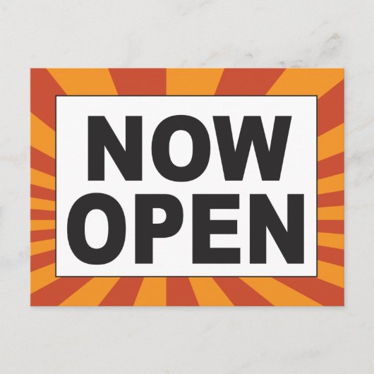 カラフル・レイでビジネスを開始 ポストカード (正面)