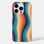 カラフル レトロ ウェーブ ビンテージ Case-Mate iPhoneケース (裏面)