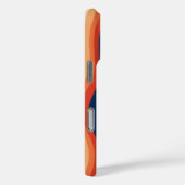 カラフル レトロ ウェーブ ビンテージ Case-Mate iPhoneケース (裏面 / 右)