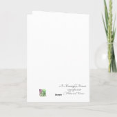 カラフル ロマンティック ハーツ バレンタイン グリーティング カード (裏面)