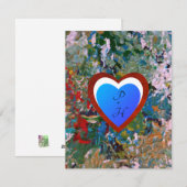 カラフル ロマンティック ハート シーズンカード (正面/裏面)