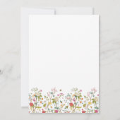 カラフル ヴィンテージ ウェディング インビテーション (裏面)