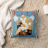 カラフル&上品なアールデコライフピロー クッション (ブランケット)