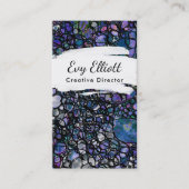 カラフル、円との汚い抽象美術 名刺 (正面)