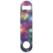 カラフル《写真》ぼけ味の輝きパーソナライズされた スピード栓抜き (裏面)