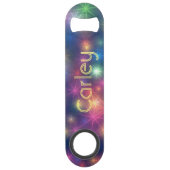 カラフル《写真》ぼけ味の輝きパーソナライズされた スピード栓抜き (正面)