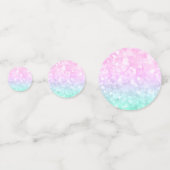 カラフル《写真》ぼけ味グリッター コンフェッティ (裏面)