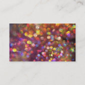 カラフル《写真》ぼけ味パターン 名刺 (裏面)
