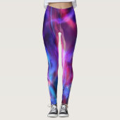 カラフル《写真》ぼけ味ライトパターン レギンス (正面)