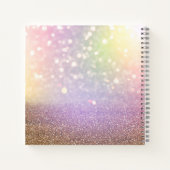 カラフル《写真》ぼけ味灯台 ノートブック (裏面)