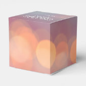 カラフル《写真》ぼけ味2" x 2"パーティー フェイバーボックス (裏面サイド)