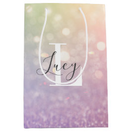 カラフル《写真》ぼけ味 ミディアムペーパーバッグ