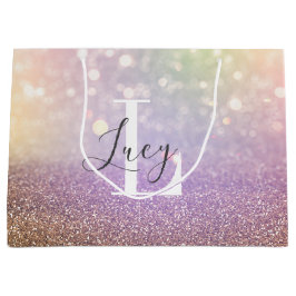 カラフル《写真》ぼけ味 ラージペーパーバッグ