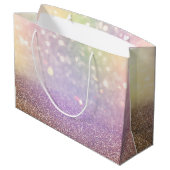 カラフル《写真》ぼけ味 ラージペーパーバッグ (裏面アングル)