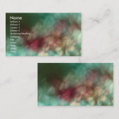カラフル《写真》ぼけ味 名刺 (正面/裏面)