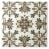 カラフル,地中海のモザイク,緑,中性, タイル (正面)