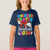 カラフル 幼稚園 2026年度卒業 Tシャツ (正面)