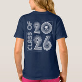 カラフル 幼稚園 2026年度卒業 Tシャツ (裏面)