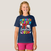 カラフル 幼稚園 2026年度卒業 Tシャツ (正面フル)