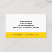 カラフル&情報芝生の灌水気にシステム 名刺 (裏面)