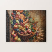 カラフル/感謝祭/コルヌコピア/秋 ジグソーパズル (横)