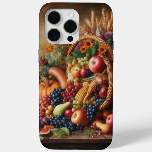 カラフル/感謝祭/コルヌコピア/秋 Case-Mate iPhoneケース (裏面)