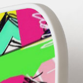 カラフル、抽象芸術アートpickballパドル ピックルボールラケット (左詳細)