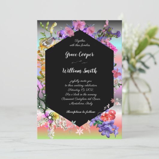 カラフル 招待状 (スタンド正面)