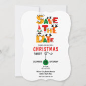 カラフル&日お洒落付のクリスマスパーティーを保存 (正面)