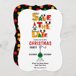 カラフル&日お洒落付のクリスマスパーティーを保存