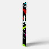 カラフル（昆虫）オオカバマダラ、モナークバタフライフォンケースピンクブルー Case-Mate iPhoneケース (裏面 / 右)