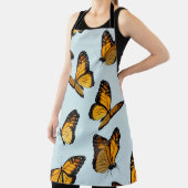 カラフル(昆虫)オオカバマダラ、モナーク蝶ヴィンテージイラストレーション エプロン (インサイチュ)