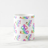 カラフル(昆虫)マルハナバチデザイン コーヒーマグカップ (中央)