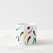 カラフル，明るい，モダントレンディーの都市グラフィック エスプレッソカップ (正面)